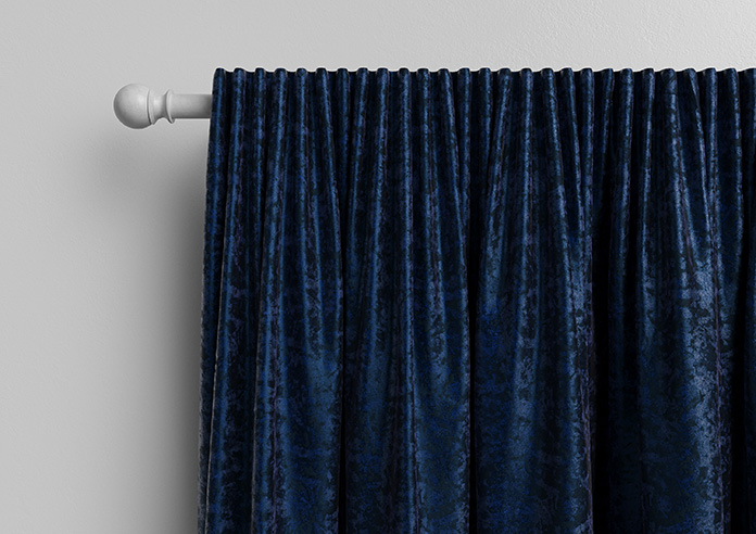 Cyrus Crushed Velvet, Royal Blue - Made to Measure Curtains - Image 10